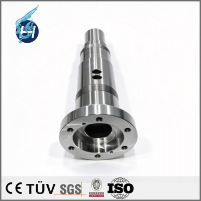 42CrMo rotor shaft, turn-mill composite machined part, industrial mother machine equipment accessory