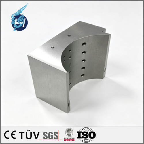 Base foil bracket of A2 material, 5-axis machining center part, component for air bearing