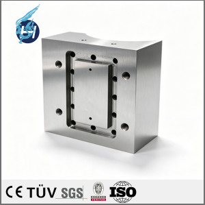 Base foil bracket of A2 material, 5-axis machining center part, component for air bearing