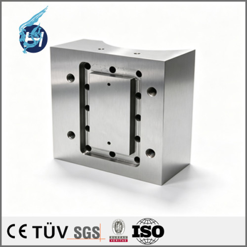 Base foil bracket of A2 material, 5-axis machining center part, component for air bearing