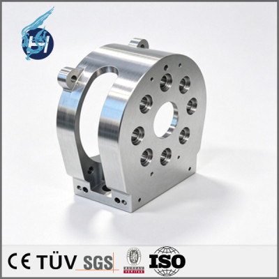 Support base of 316L material, part processed by 5-axis machining center, precision mounting bracket accessory