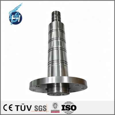 SUS304 stainless steel long shaft, turn-milling composite machined part, spindle component for mother machine