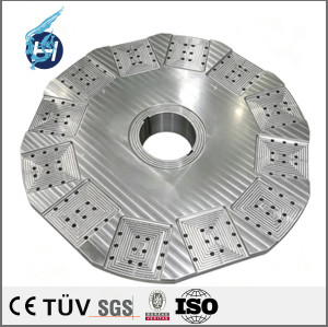Inner flange of SS400 material, 5-axis gantry machined component, high-precision semiconductor equipment part