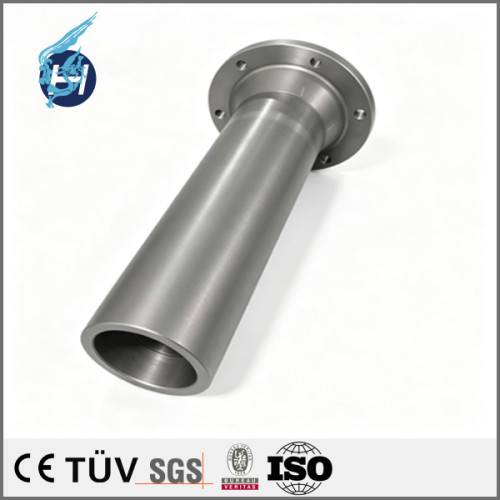 Flange of FC200 material, turn-mill composite machined part, accessory for industrial mother machine equipment