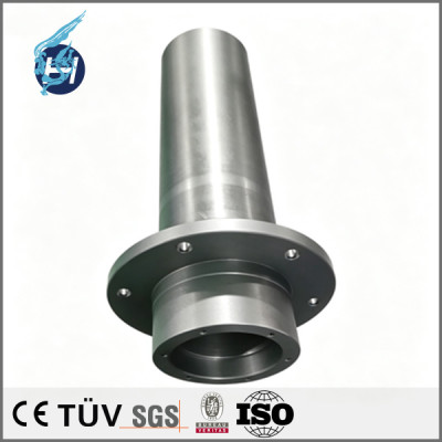 Flange of FC200 material, turn-mill composite machined part, accessory for industrial mother machine equipment
