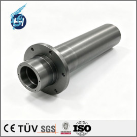 Flange of FC200 material, turn-mill composite machined part, accessory for industrial mother machine equipment