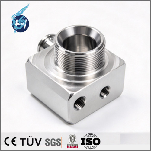 Connector of SS400 material, 5-axis machining center part, connector component for automation equipment