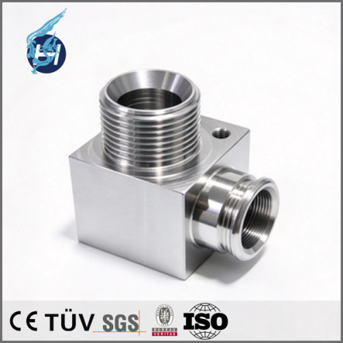 Connector of SS400 material, 5-axis machining center part, connector component for automation equipment