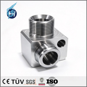 Connector of SS400 material, 5-axis machining center part, connector component for automation equipment