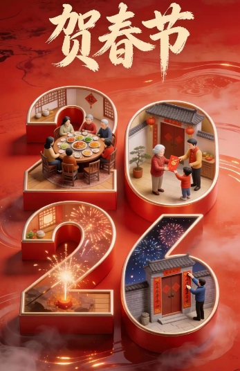 2026年春節休みお知らせ