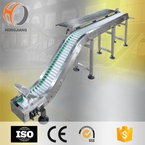 H5935 Modular Z shape Food Industry inclined modular Belt Conveyor with cleats