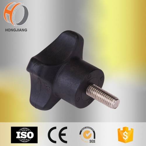 H185A Plastic adjustable threaded clamping star knobs