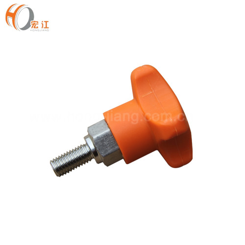 H185A Plastic adjustable threaded clamping star knobs