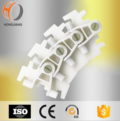 Plastic flexible modular system chain link conveyor belt assembly line