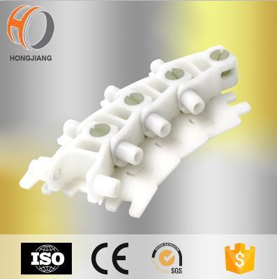 Plastic flexible modular system chain link conveyor belt assembly line