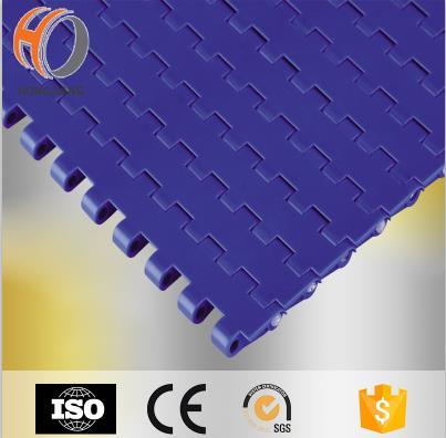 Correias transportadoras modulares planas de plástico H1100
