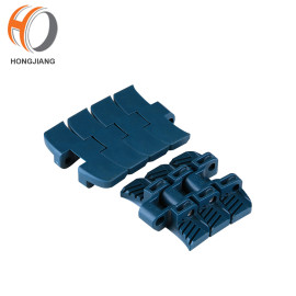 Correia modular plástica superior lisa material dos PP do produto comestível H1060 para a máquina de transporte