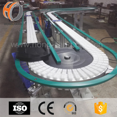 Roller Flexible Fixture Pallet Conveyor حركة سريعة للبضائع المنقولة