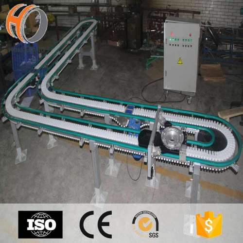 Rodillo flexible accesorio Transportador de paletas movimiento rápido de carga paletizada