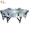 double channel 90 degree plastic stainless steel curved table top chain conveyors table top chain conveyor manufacturers
