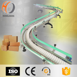 Factory material handling equipment, S shape Chain conveyor system for carton transfer
