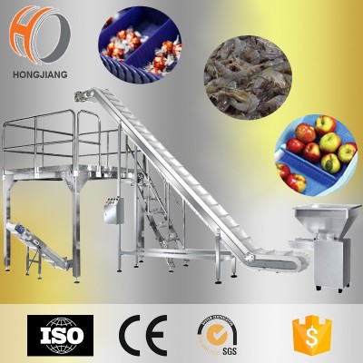 Food grade adjustable height belt elevator Conveyor Lift
