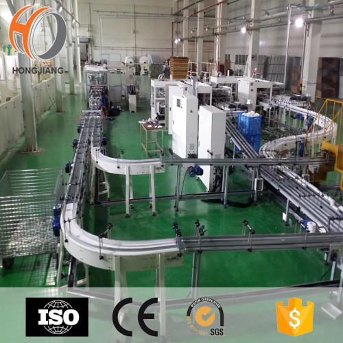 Plastic moudular belt conveyor for tissue transimission health paper factory PVC PU POM belt conveyor systems