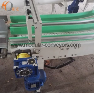 Corner Plastic Modular Belt conveyor