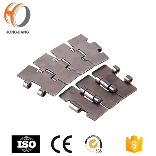 Cadena de transporte recta de la chapa de acero inoxidable HS815