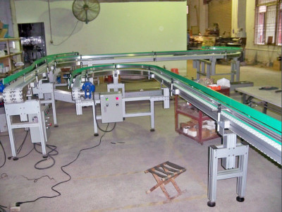Material de fábrica de manuseio do sistema de transporte flex plástico