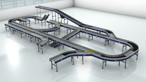 sistema de rodillos transportadores de tubo transportador de rodillos Equipo de transporte logístico