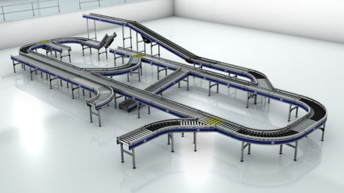 sistema di trasporto rulli trasportatori a rulli sistema di trasporto logistico