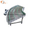 Curved stainless steel wire mesh belt conveyor