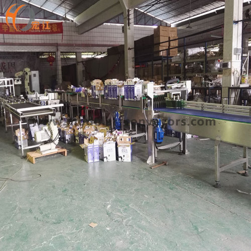 material handling roller gravity conveyor plastic belt processing conveying line for milk transmission