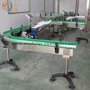 curve slat chain conveyors for food transfer food grade conveyor system