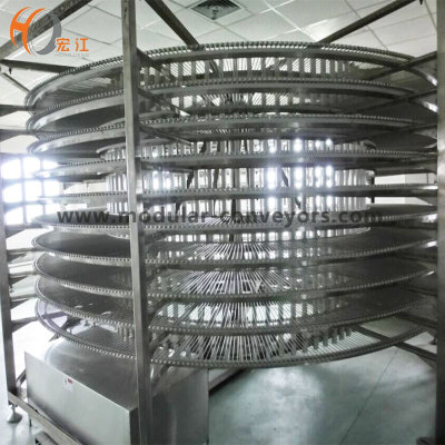 Хромированная спиральная охлаждающая башня U-образный цепной спиральный конвейер