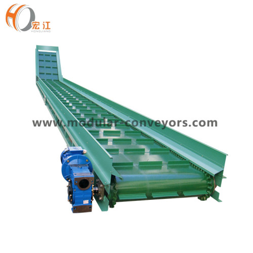 PU rubber belt conveyor with barrier