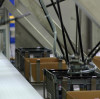 Applicazione della cinghia a rete in plastica nell'industria di smistamento espresso della logistica