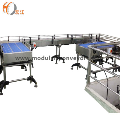 Plastic Roller modular belt conveyor