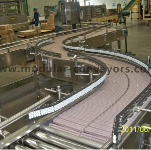 Plastic Roller modular belt conveyor