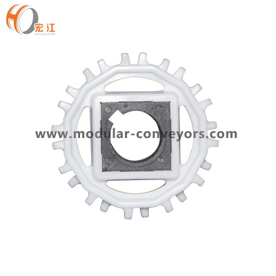 N1300 POM T12 mold injection whole sprocket plastic wheel for H1300 modular belt
