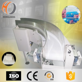 PVC PU white belt 90 degree conveyor
