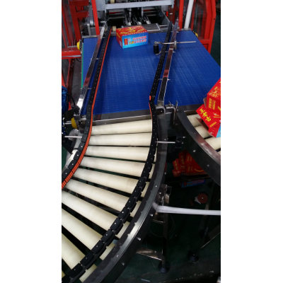 pallet roller conveyor systems for beverage carton transmission