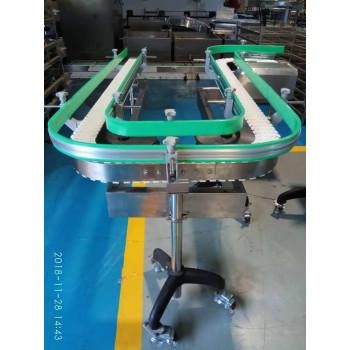 plastic flexible chain conveying systems for food, beverage, drag factory
