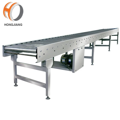 Carton box transmission stainless steel roller conveyor