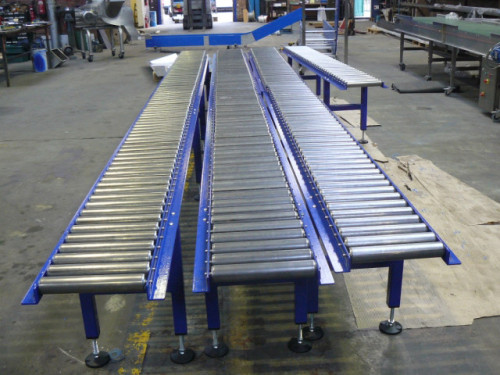 Carton box transmission stainless steel roller conveyor