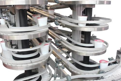 Accumulation Conveyor/Spiral/Horizontal flexible plastic chain conveyor line