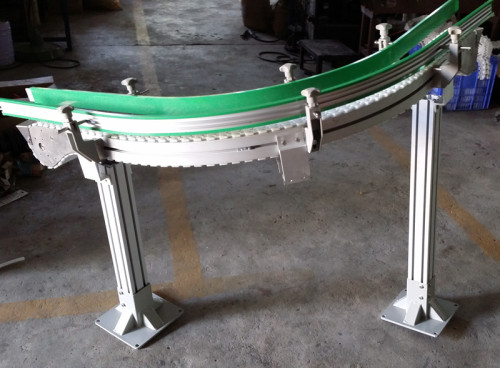 Plastsic flexlink modular chain mini inclined conveyor