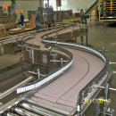 HBP821 Plastic Modular Conveyor Belt with Roller Track Conveyor for Roller Conveyor System