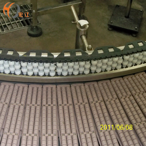 HBP821 Plastic Modular Conveyor Belt with Roller Track Conveyor for Roller Conveyor System